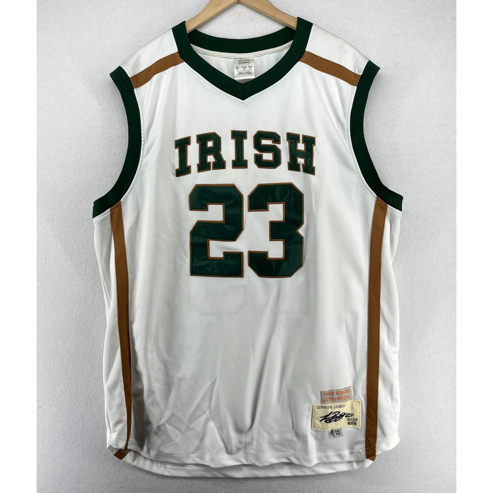 LEBRON JAMES Jersey 2XL St Vincent-St Mary HS Akron Lakers Heat NBA True School